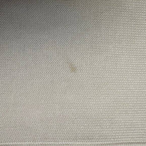 Vintage CHANEL Boutique Cream Knit Cardigan with Gold CC Logo Buttons - Picture 9 of 12